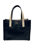 Kate Spade Black And Tan Leather Tote Bag