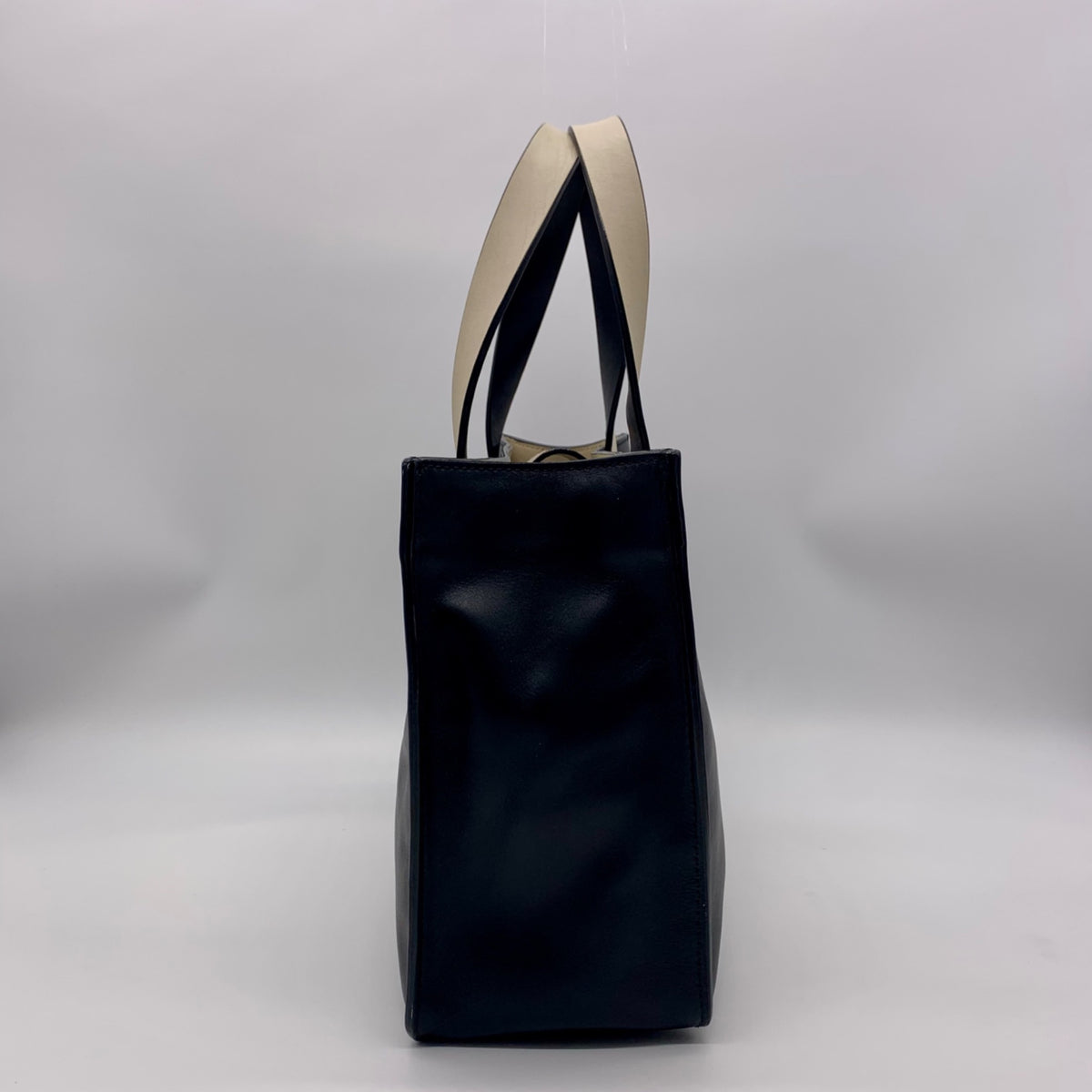 Kate Spade Black And Tan Leather Tote Bag