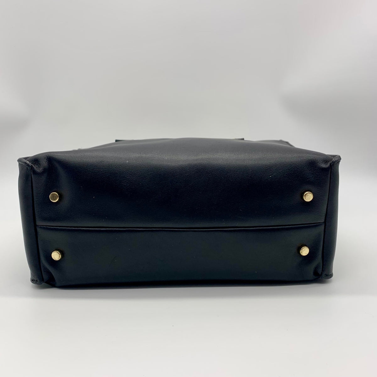 Kate Spade Black And Tan Leather Tote Bag
