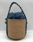 Chloe Mifuko Woody Denim Basket Drawstring Bag - NWT