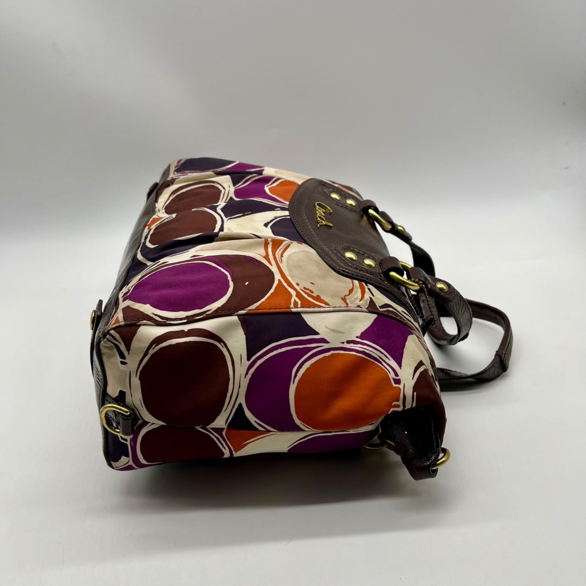 Coach Ashley Satchel Bag Brown F20034