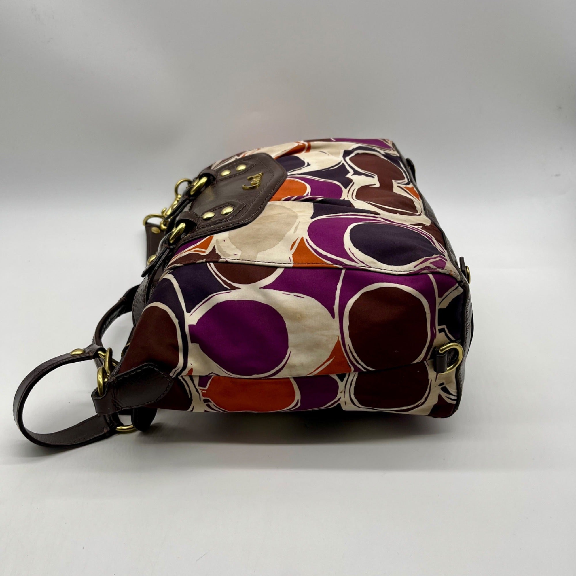 Coach Ashley Satchel Bag Brown F20034