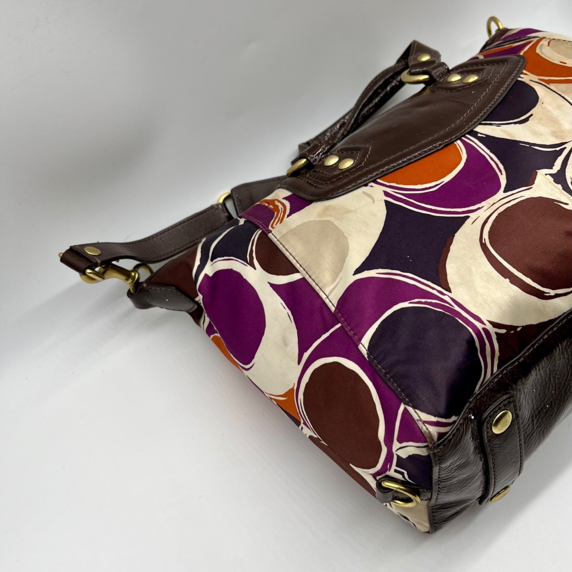 Coach Ashley Satchel Bag Brown F20034