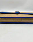 Cole Haan Bedford Khaki & Empire Blue Woven Izzie Clutch