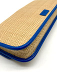 Cole Haan Bedford Khaki & Empire Blue Woven Izzie Clutch