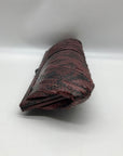 Kotur Pink And Black Snakeskin Clutch