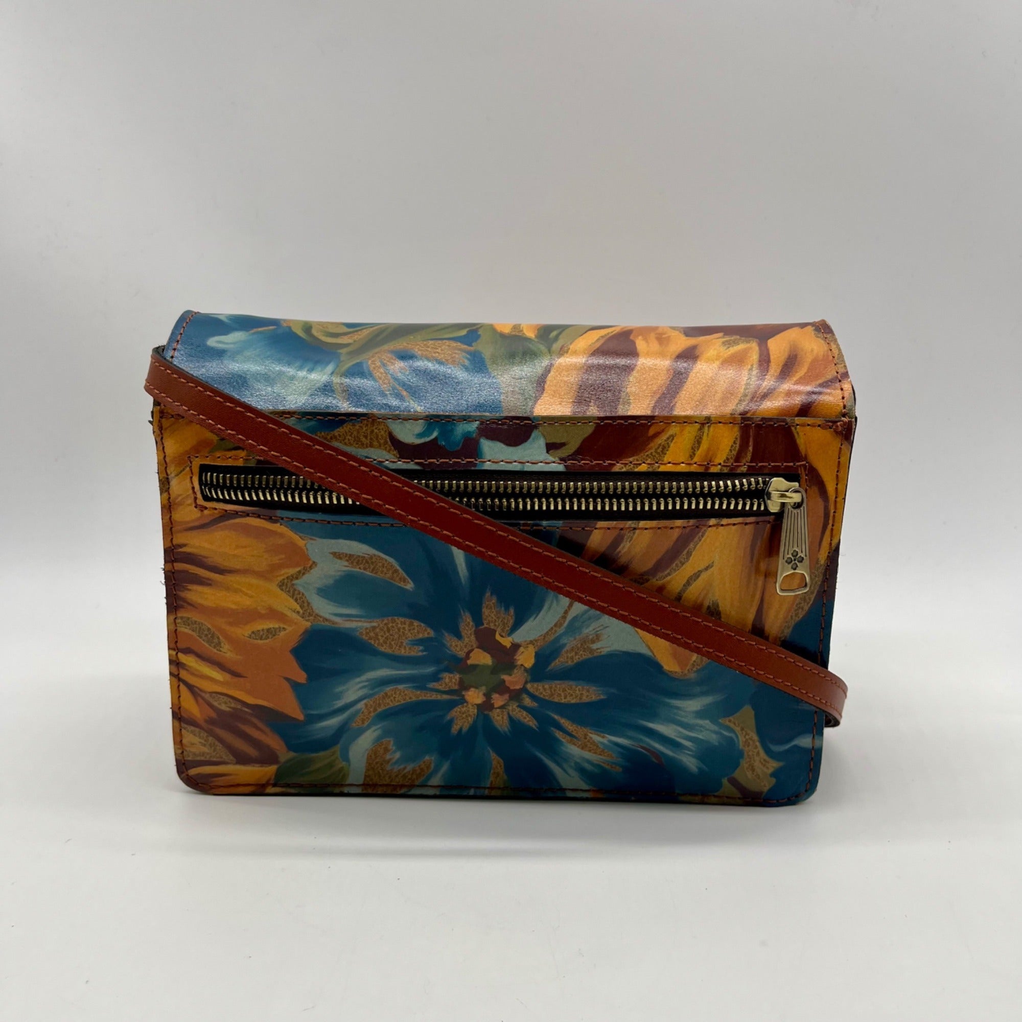 Patricia Nash Brown Lanza Crossbody Bag