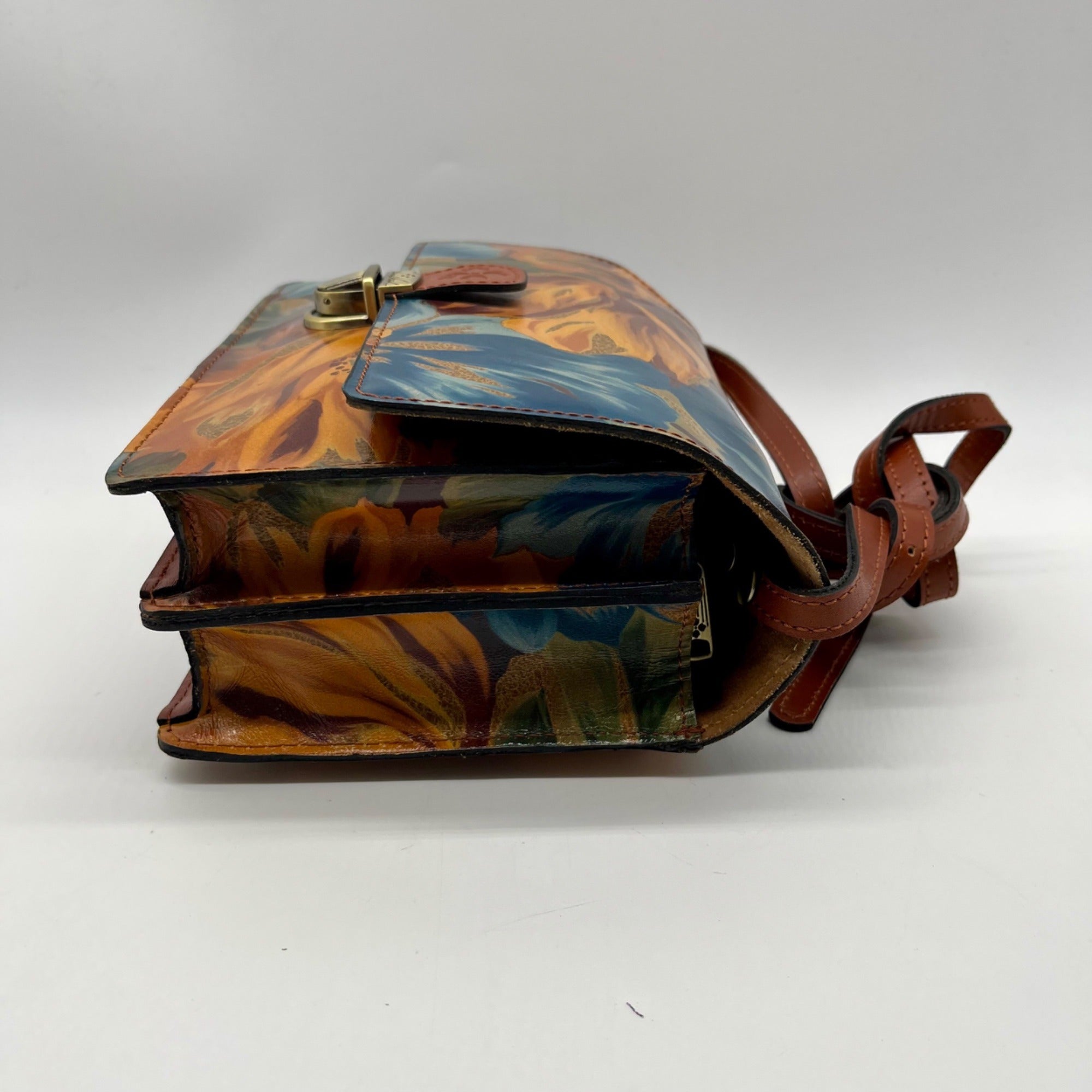 Patricia Nash Brown Lanza Crossbody Bag