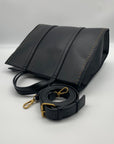 Style & Co Black Medium Boxy Tote