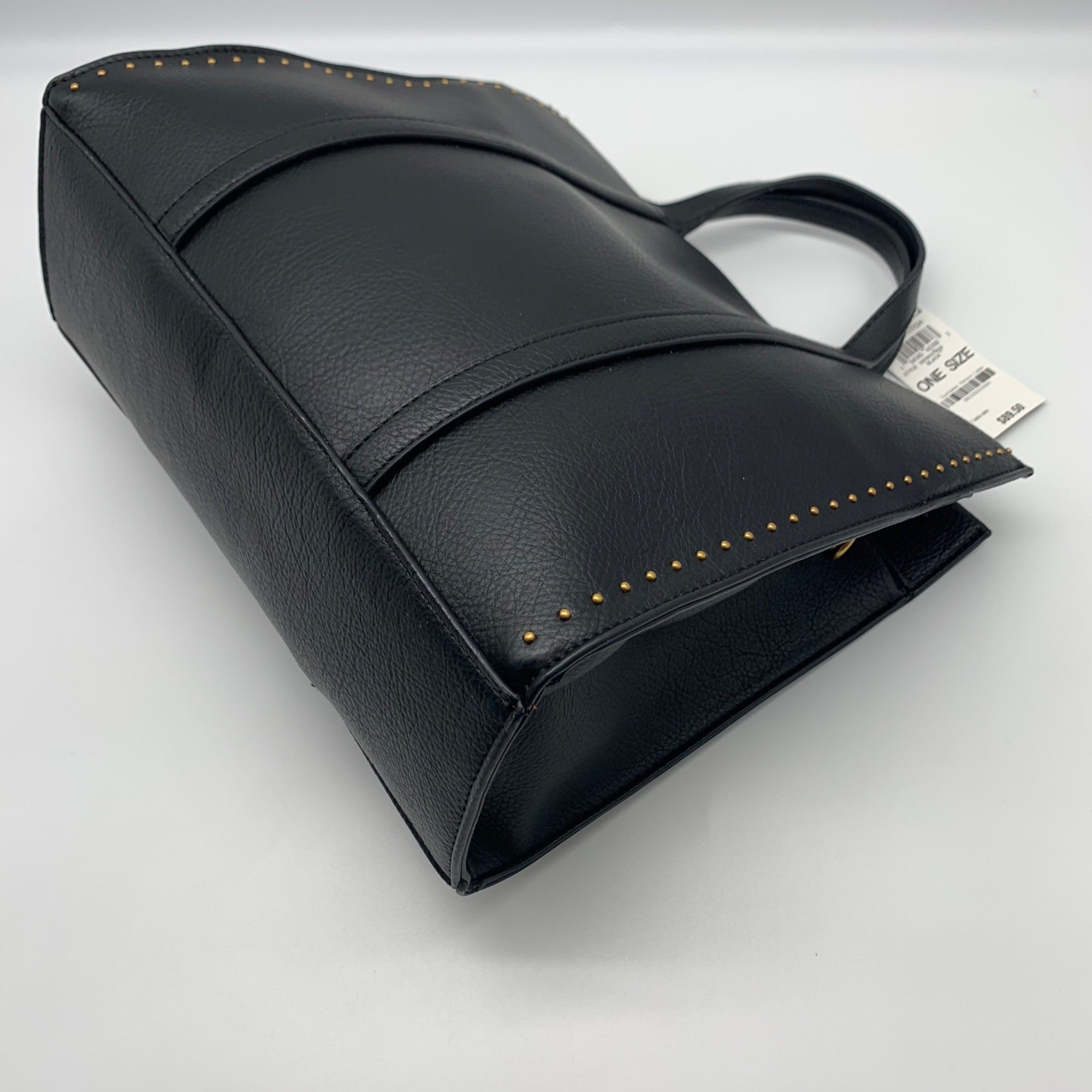 Style &amp; Co Black Medium Boxy Tote