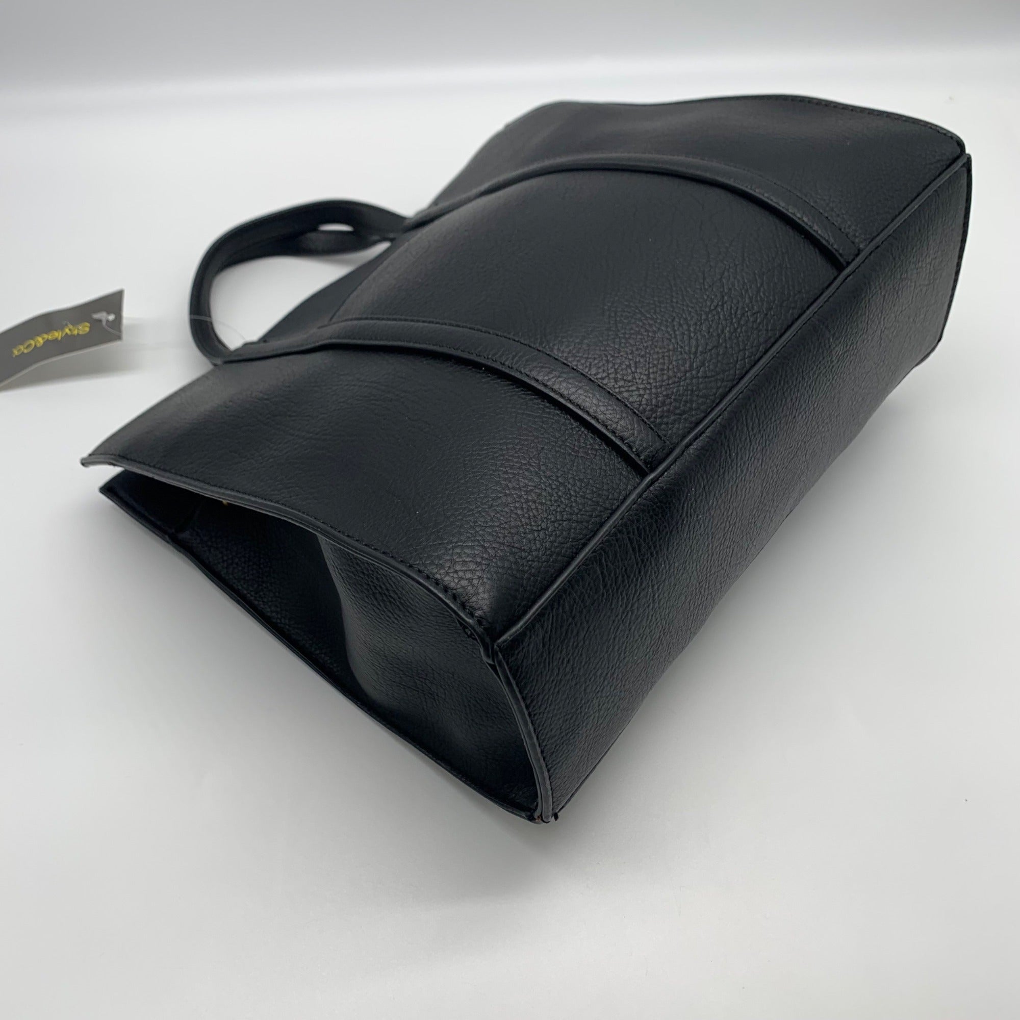 Style &amp; Co Black Medium Boxy Tote