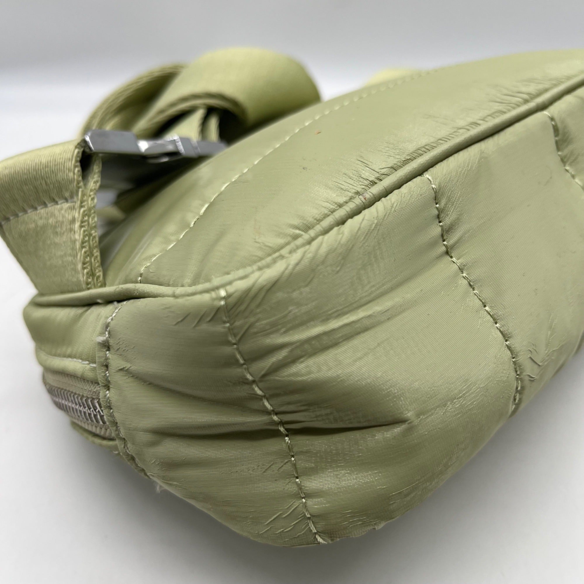 MMS Brands Green Fabric Fanny Pack