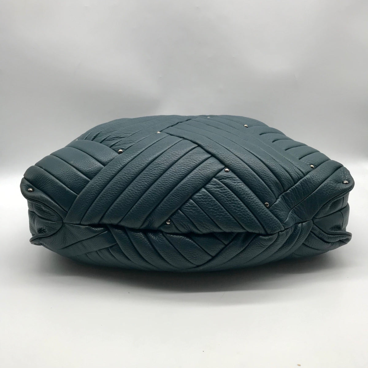 Kenneth Cole Blue Quilted Leather Hobo Bag