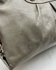 Coach Grey Ashley Ruched Shoulder Bag F15516
