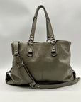 Coach Grey Ashley Ruched Shoulder Bag F15516
