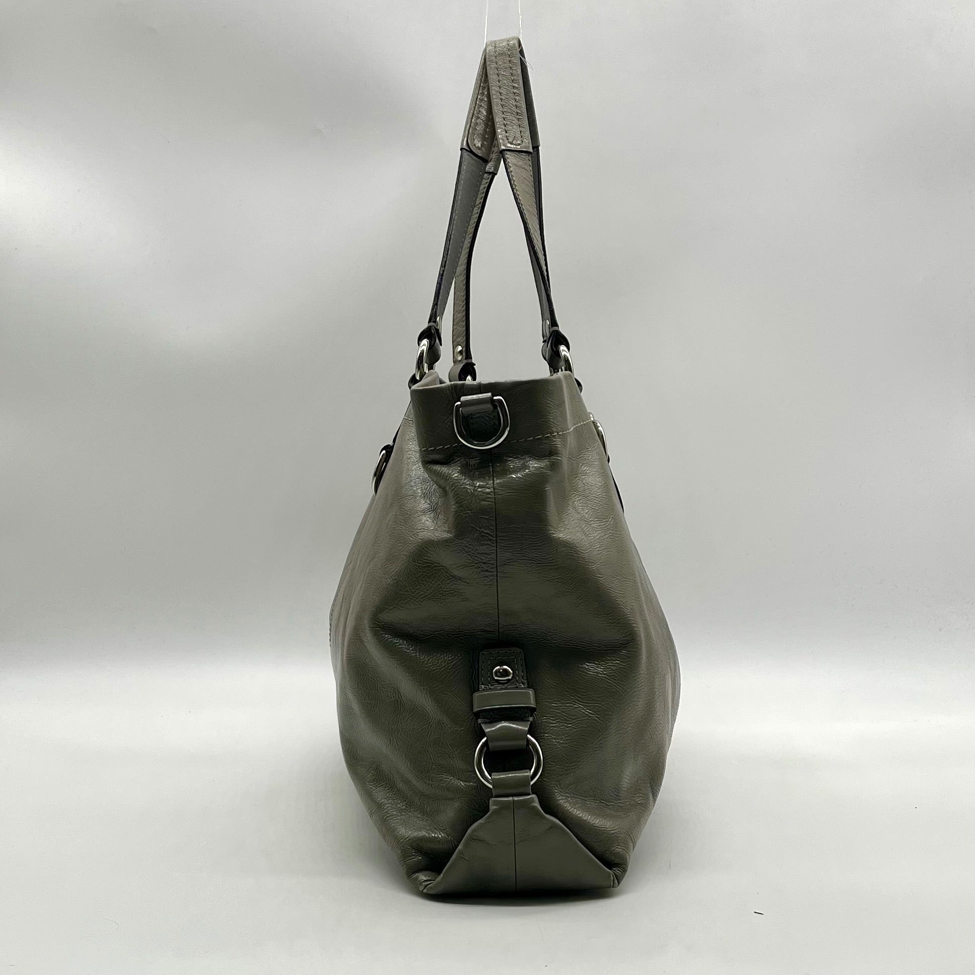 Coach Grey Ashley Ruched Shoulder Bag F15516