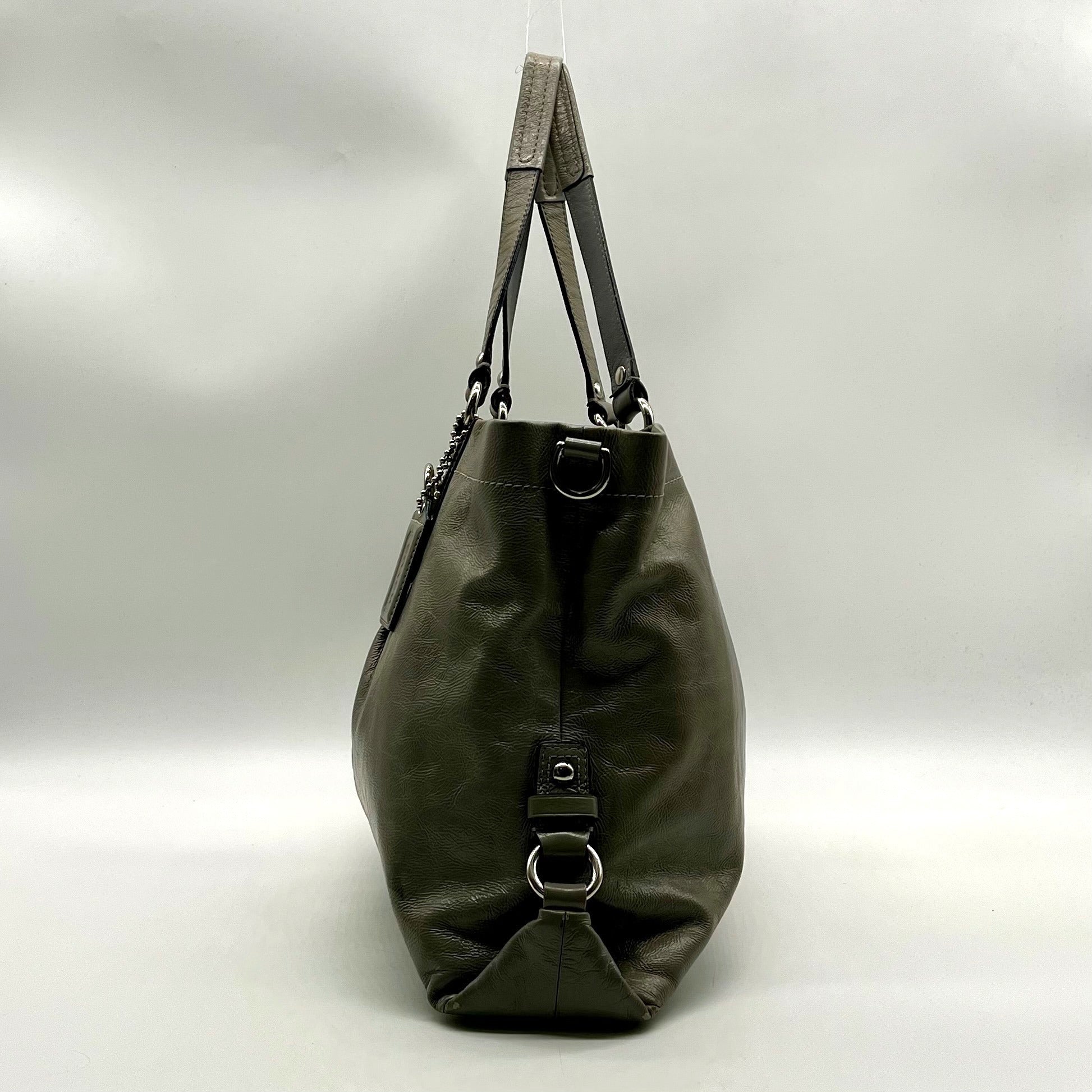 Coach Grey Ashley Ruched Shoulder Bag F15516