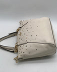 Coach Beige Stardust Studs Small Kelsey Satchel Bag F22312