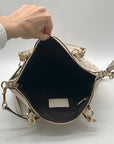 Coach Beige Stardust Studs Small Kelsey Satchel Bag F22312
