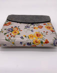 Patricia Nash Gray Mini Meadows Floral Print Bi-Fold Wallet