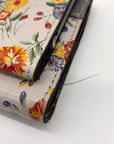 Patricia Nash Gray Mini Meadows Floral Print Bi-Fold Wallet