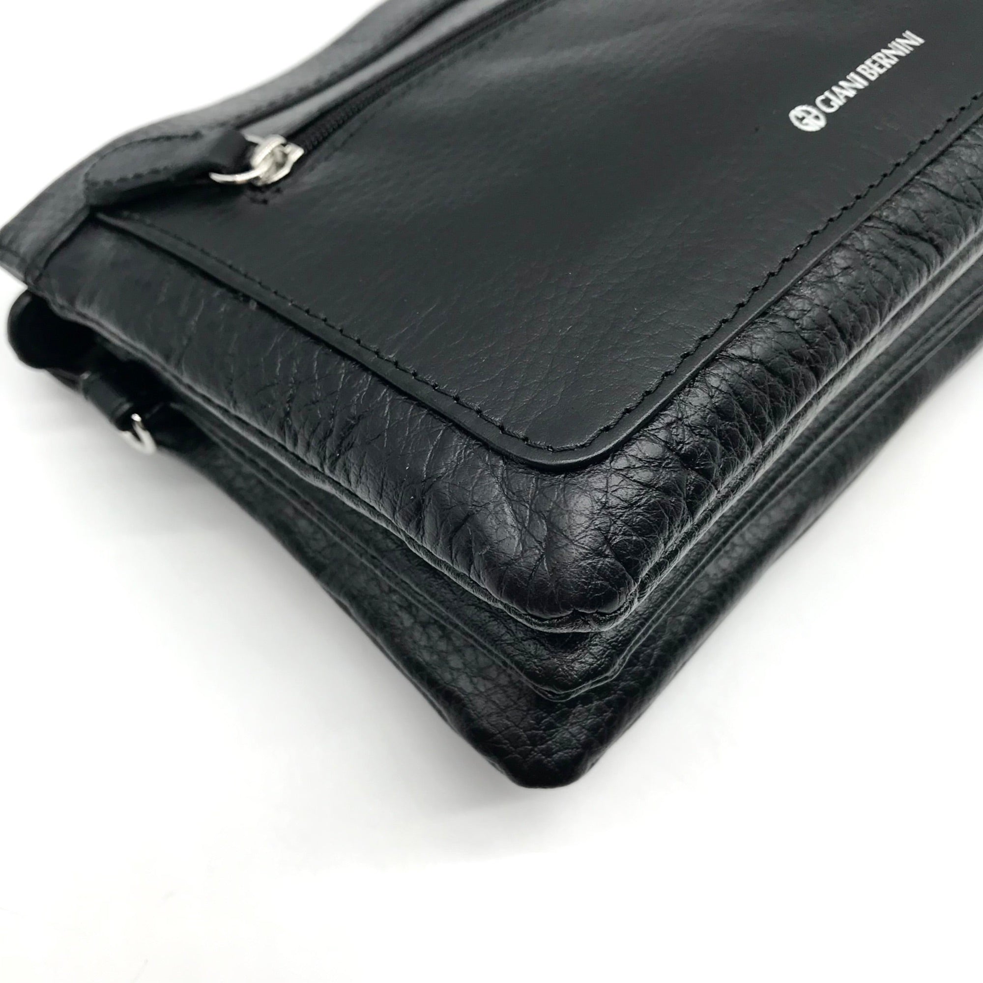 Giani Bernini Black Softy Core East West Crossbody Bag