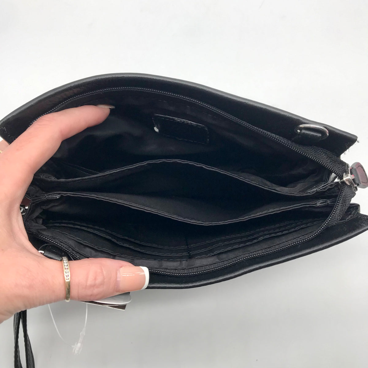 Giani Bernini Black Softy Core East West Crossbody Bag