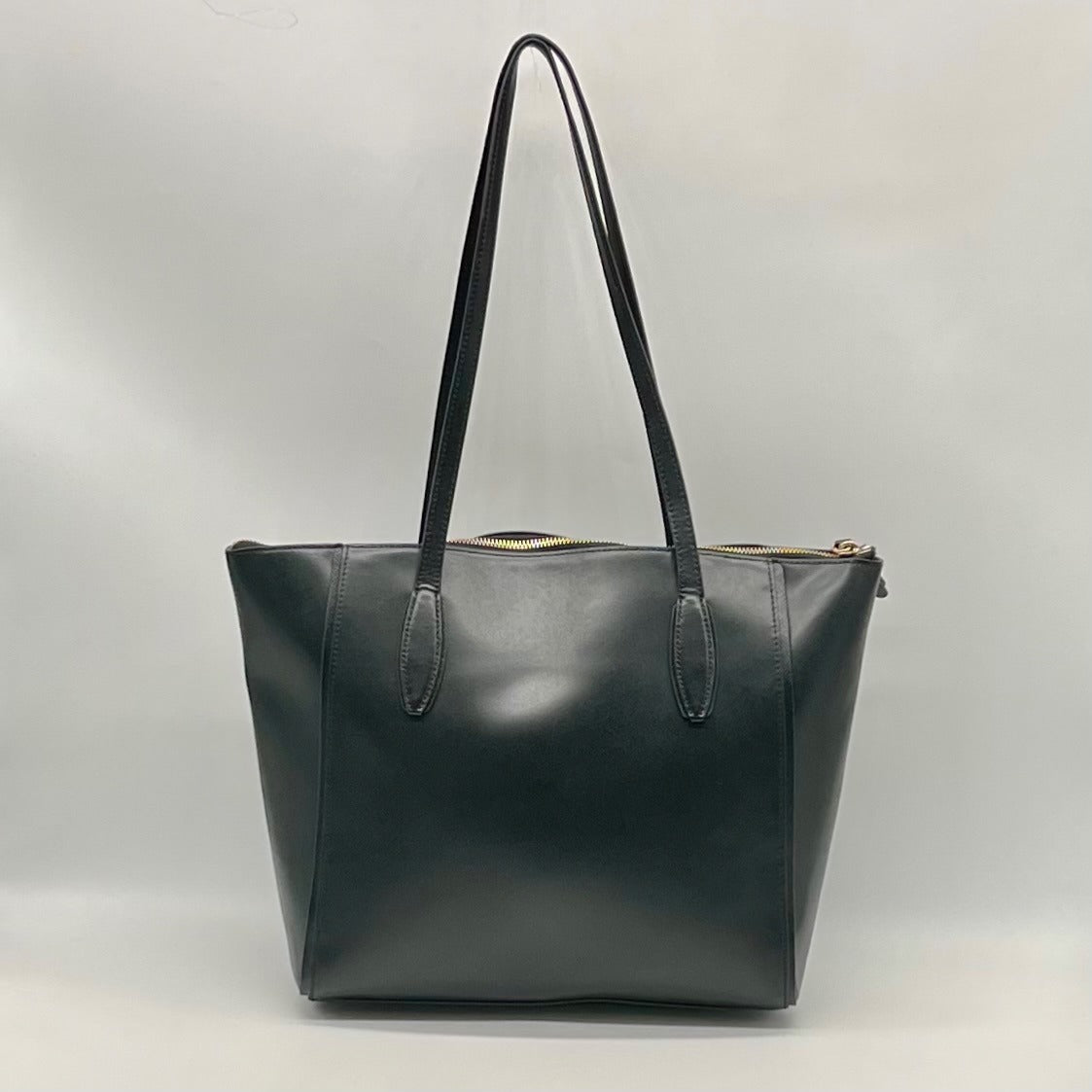 Kate Spade Black Smooth Leather Kali Large Tote Bag