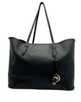 Michael Kors Black Saffiano Leather Jet Set Tote
