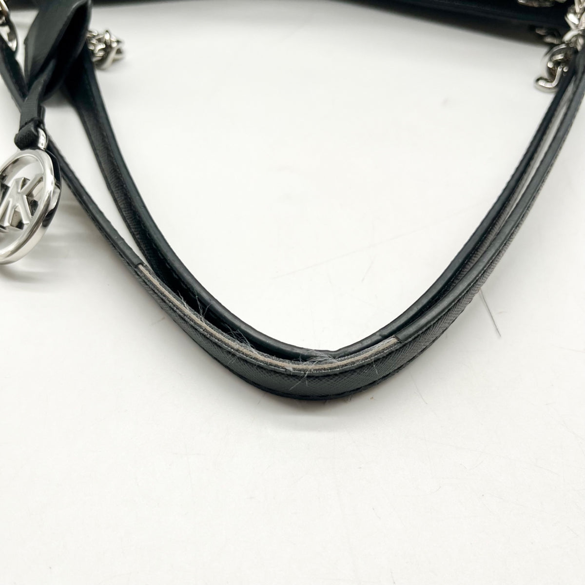 Michael Kors Black Saffiano Leather Jet Set Tote
