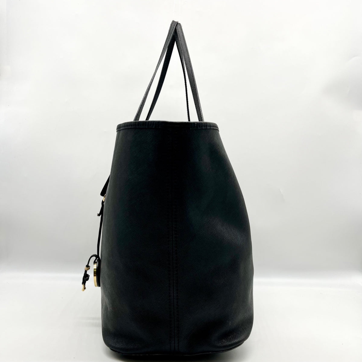 Michael Kors Black Saffiano Leather Jet Set Tote