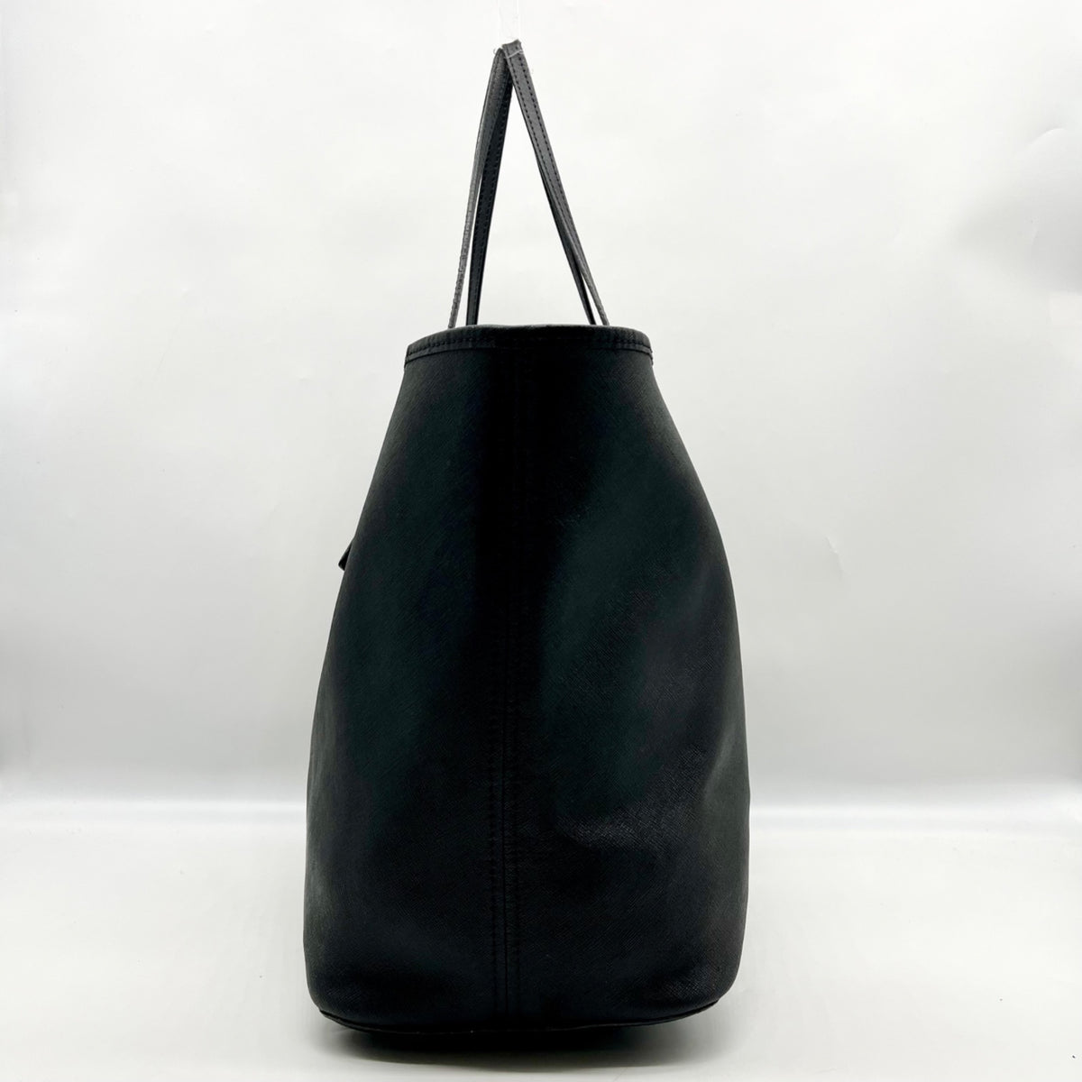 Michael Kors Black Saffiano Leather Jet Set Tote