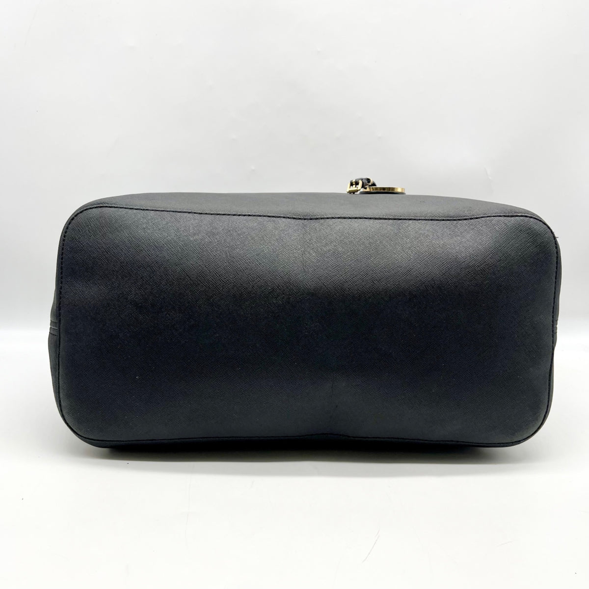 Michael Kors Black Saffiano Leather Jet Set Tote