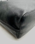 Michael Kors Black Saffiano Leather Jet Set Tote