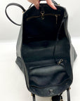 Michael Kors Black Saffiano Leather Jet Set Tote