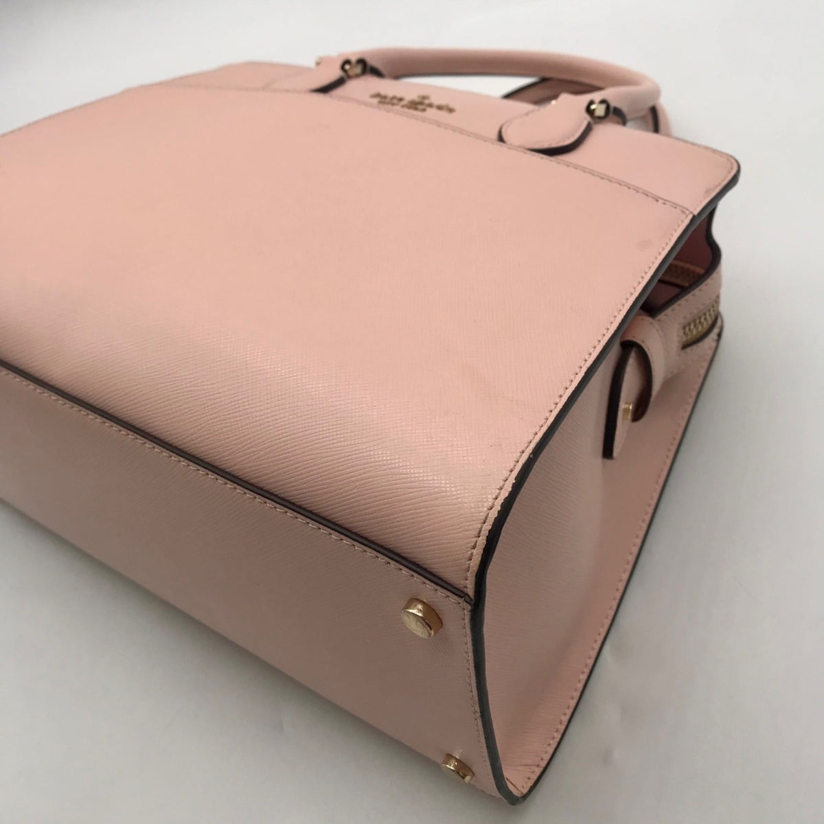 Kate Spade Blush Pink Saffiano Leather Convertible Satchel