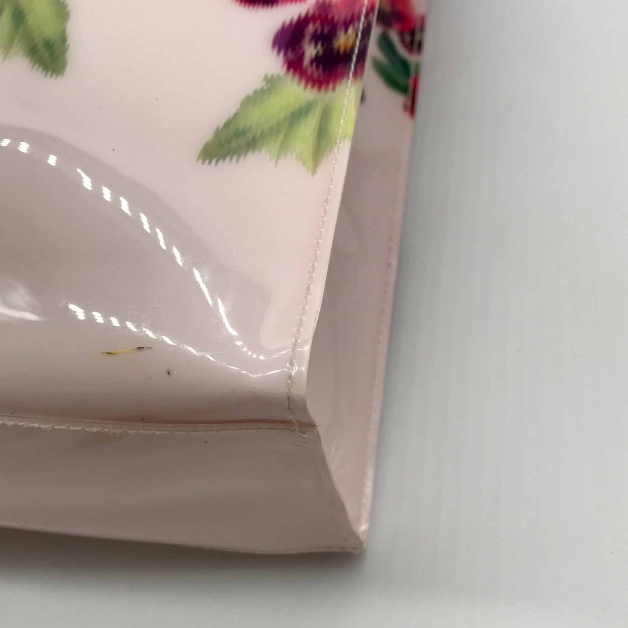 Ted Baker Pink Floral PVC Large Pansy Icon Tote Bag
