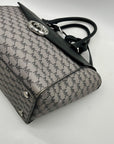 Michael Kors Grey Monogram Coated Canvas Satchel