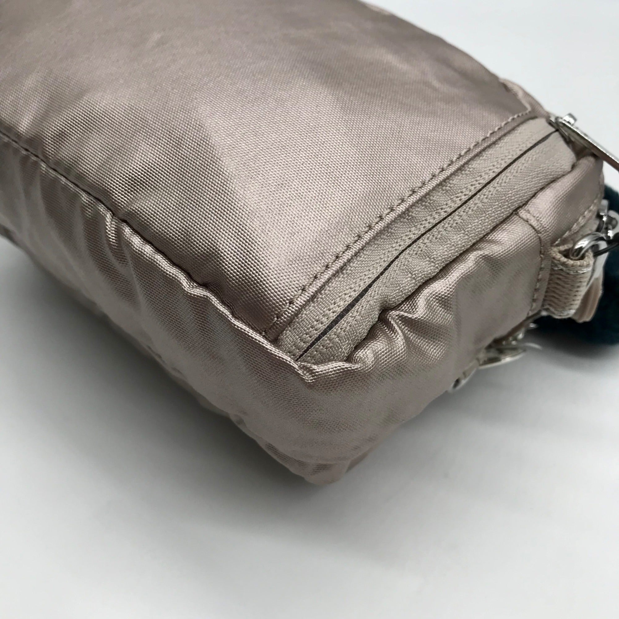Kipling Metallic Glow Nylon Abanu Convertible Shoulder Bag