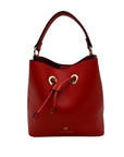Nanette Lepore Red Drawstring Crossbody Bag