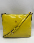 Kate Spade Yellow Leather Tenley Flicker Crossbody