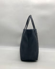 Tory Burch Navy Leather Kerrington I Love You Crossbody Tote