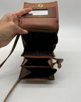 Anuschka Tan Flying Jewels Leather Crossbody Bag
