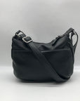 Giani Bernini Black Faux Leather Hobo Bag