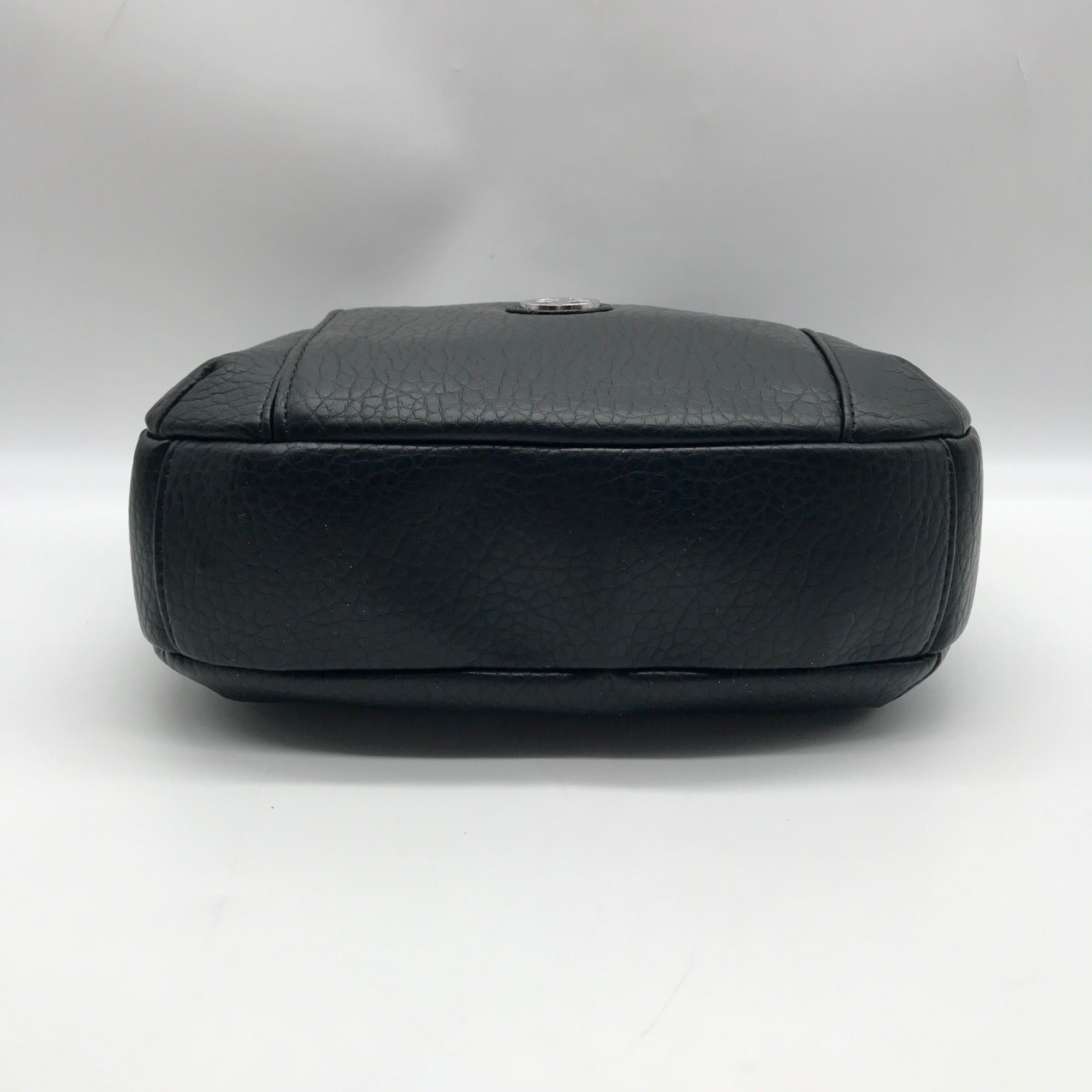 Giani Bernini Black Faux Leather Hobo Bag