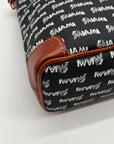 Dooney & Bourke Black And White Miami Dolphins Crossbody Set