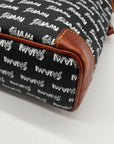 Dooney & Bourke Black And White Miami Dolphins Crossbody Set
