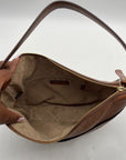 Michael Kors Brown Dover Large Leather Shoulder Bag