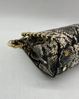I.N.C. International Concepts Grey/Black Snakeskin Salee Medium Shoulder Bag
