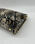 I.N.C. International Concepts Grey/Black Snakeskin Salee Medium Shoulder Bag